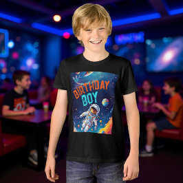 Astronaut Deep Space Planets Party Birthday Boy