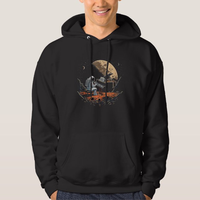 Astronaut Playing Piano Music Piano  Tank Top (Frente)