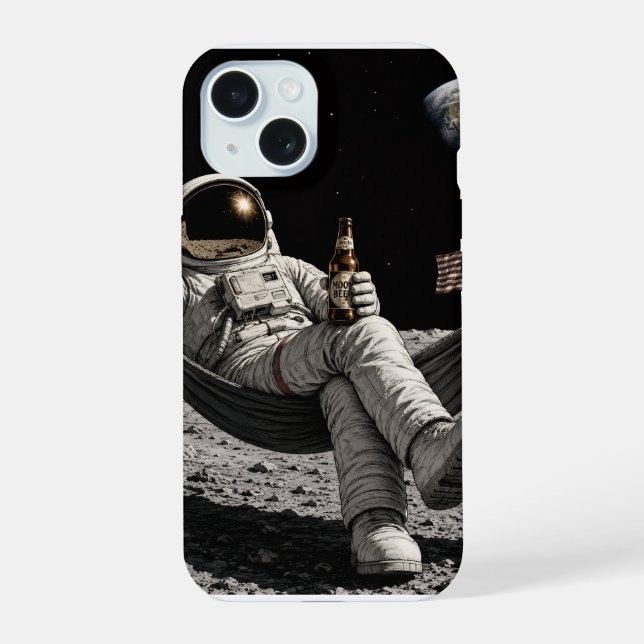 Astronauta bebendo cerveja (Verso)