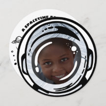 Astronauta do Espaço Exterior Convites Fotográfico