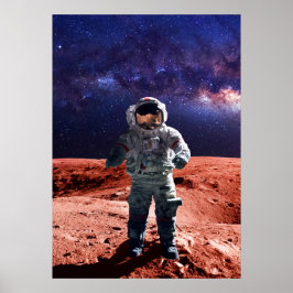 Astronauta em Marte - Poster