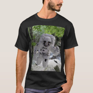 Astronauta Explora Terra Camiseta preta