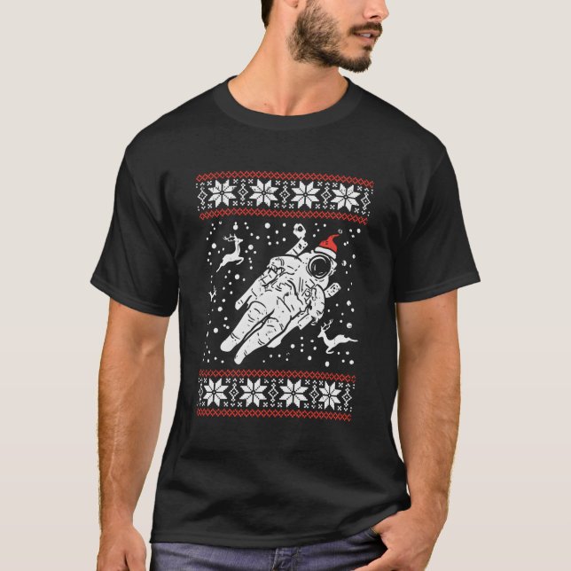 Astronauta Feia de Natal, Suéter de Natal (Frente)