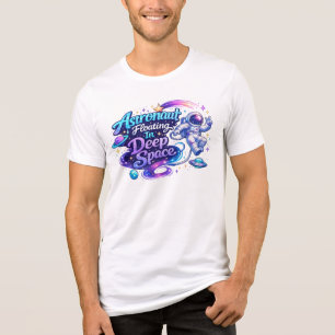 Astronauta Flutuando No Espaço Profundo