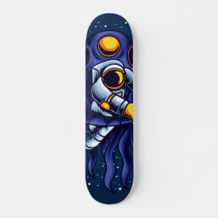 Astronauta luta contra o skate monstro