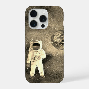 Astronauta no Espaço Planeta Terra Sepia