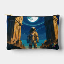Astronauta Sob a Porta Celestial