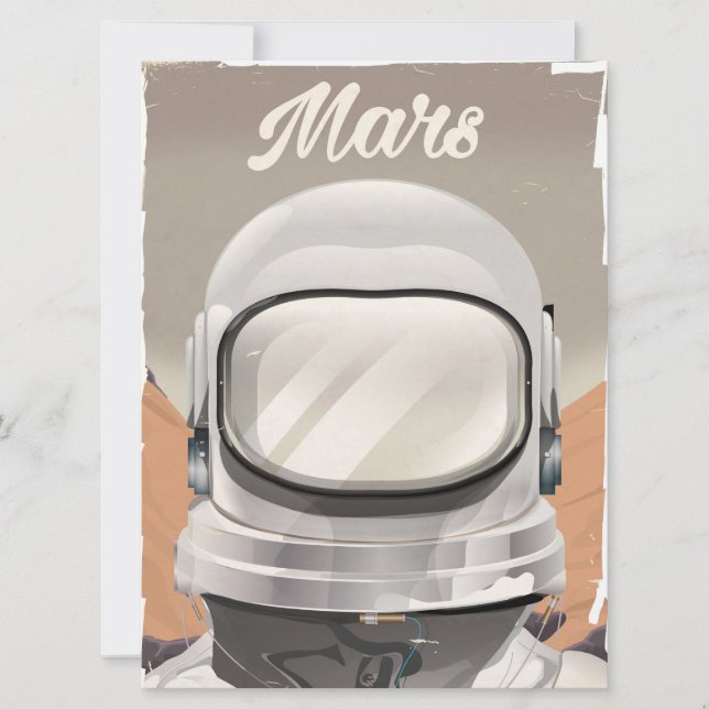 Astronauta Vintage Mars (Frente)