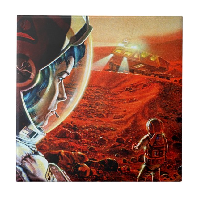 Astronautas em Marte em Tempestade de Poeira - Esp (Frente)