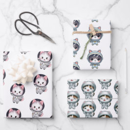 Astronautas no Espaço com Amigos Cute