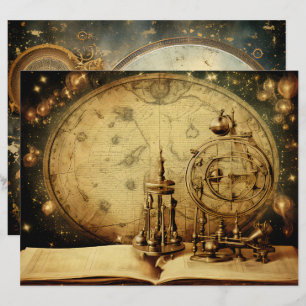 Astronomia Academia Scrapbook Paper