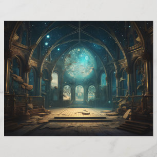 Astronomia Academia Scrapbook Paper