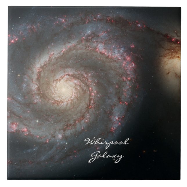 Astronomia e Whirpool Galaxy Spiral / Hubble (Frente)