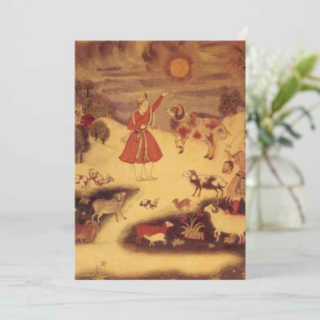 Astronomia Vintage, Arte Celestial Asiática Antiqu (Em pé/Frente)