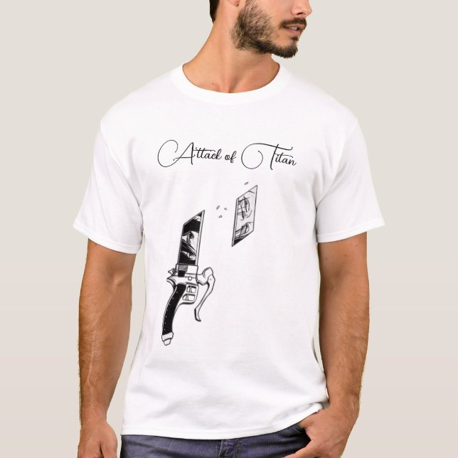 Ataque à camiseta dos olhos de Titã (Frente)