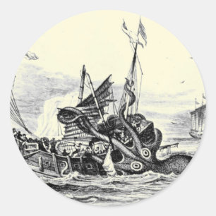 Ataque de Kraken! Etiqueta