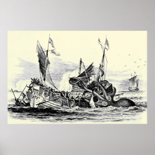 Ataque de Kraken! Impressão