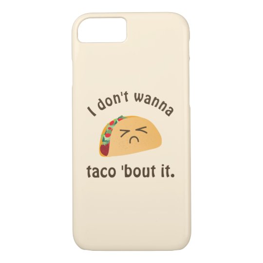 Ataque do Taco 'ele humor engraçado da chalaça da Capa iPhone 8/ 7