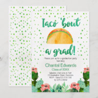 Ataque do Taco 'um convite de festas do formando