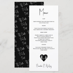 Até a morte nos faz parte do Skeleton Wedding Menu