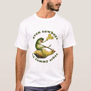 Até Os Cowboys Têm Camisa De Tummy. T-shirt engraç
