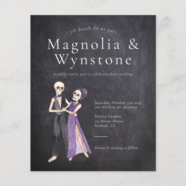 Até que a morte nos separe de Skeleton Weditation. (Frente)