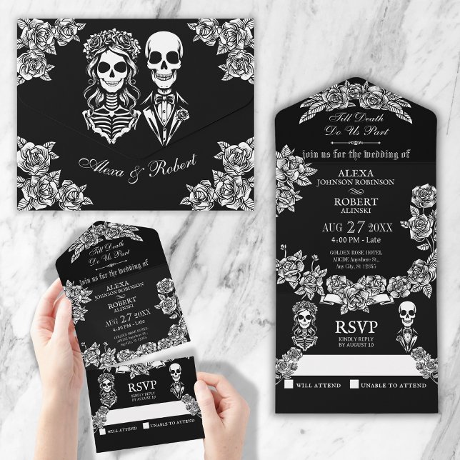 Até que a morte nos separe rosas do casamento (Criador carregado)