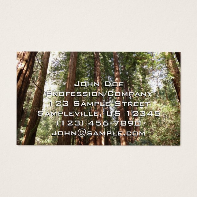 Até Redwoods II no Monumento Nacional Muir Woods (Frente)