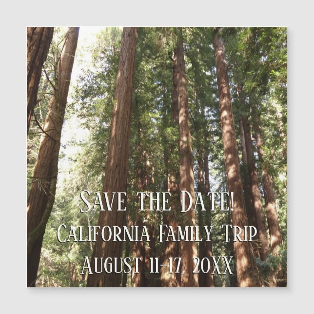 Até Sequoias II no Monumento Nacional de Muir Wood (Frente)