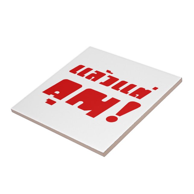 Até você! Plasseo Tae Khun na língua tailandesa (Lateral)