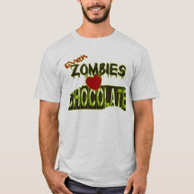 Até Zombies Adoram Camisetas de Chocolate