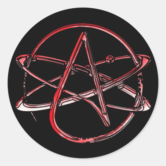 Ateísmo para todos os adesivos (Frente)