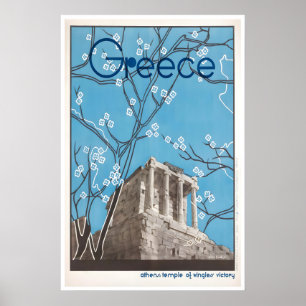 Atenas Impressão Grécia Pintura Arte Grega Viagem
