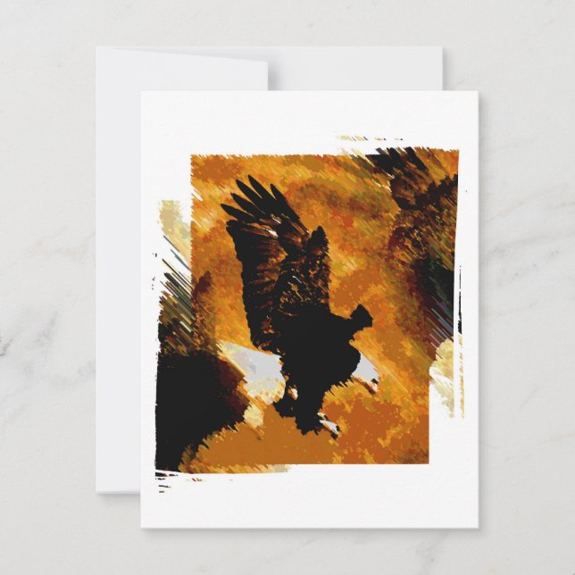 Aterrissagem com águia-americana (Frente)