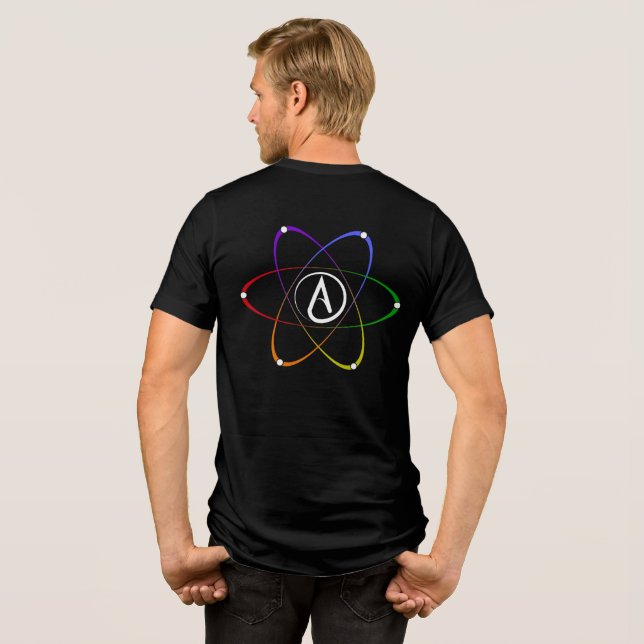 Atheist Atom Symbol Rainbow White 0, 60, 120 (Verso completo)