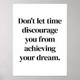 Atingindo seu Poster de sonho