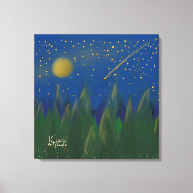Atirar na Canvas estendida da estrela (Frente)