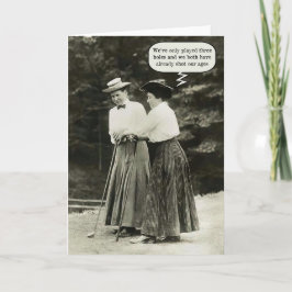 Atirou No Nosso Cartão De Golfe Da Idade