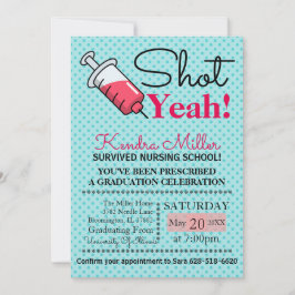 Atirou Sim! Convite para Graduação Escolar de Enfe