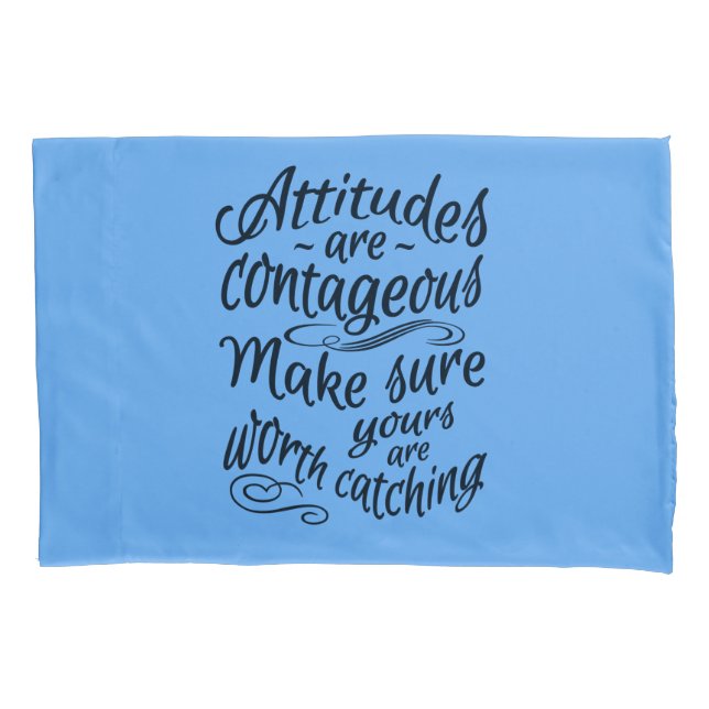 ATITUDE capas travesseiros motivacionais (Frente)