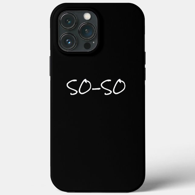 Atitude Mediana  Case-Mate Capa de iPhone (Verso)