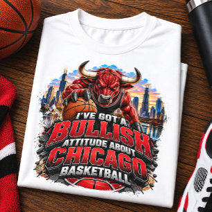 Atitude Otimista Fã de Basquete de Chicago