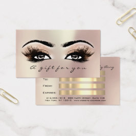Ativação da Extensão de Lashes Dourados do Rosa de