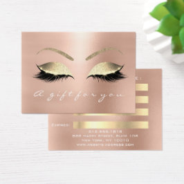 Ativação das Lashes Douradas do Rosa de Certificad