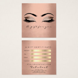 Ativação de Lashes de Lixo Dourado com Rosa de Cer
