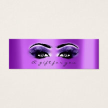 Ativação de Lashes Violeta Roxo do Certificado de 