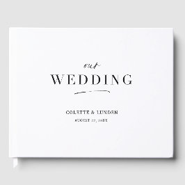 Atividade de decoração de livros convidados modern