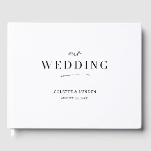 Atividade de decoração de livros convidados modern