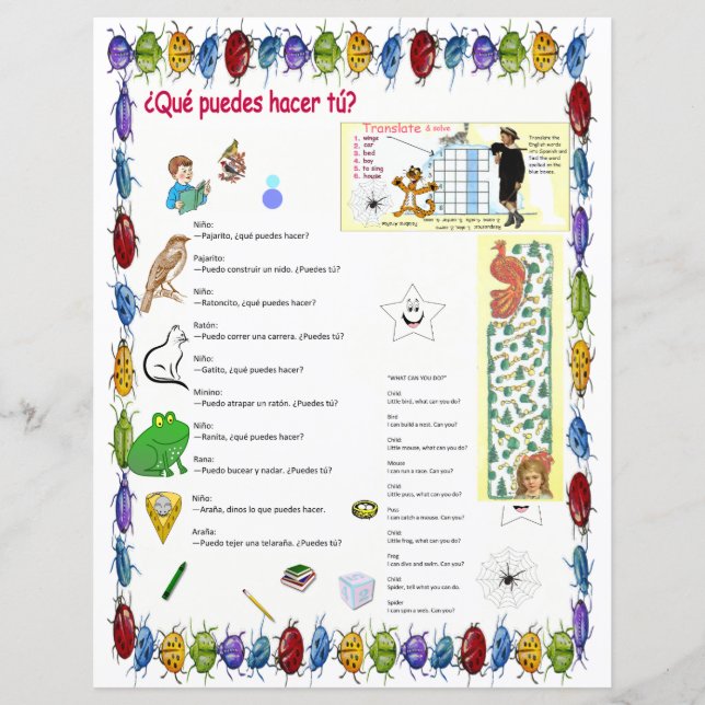 Atividades Bilíngues para Crianças (Frente)
