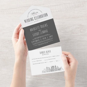 Atlanta Deco Skyline Casamento